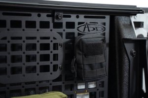 Ford Super Duty F350 Bed Side Molle Panel - Passenger Side - Addictive Desert Designs - Hammer Black - `23-`27